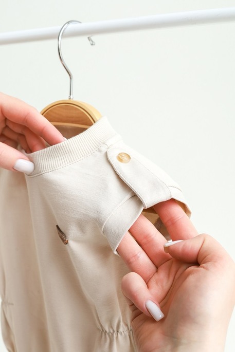 Боди-футболка Bernadette, Слоновая кость - фото 4