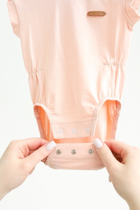 Боди-футболка Bernadette, Персиковая - фото 3