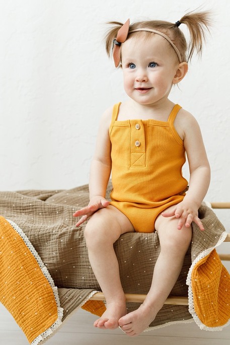 Боди-майка Cory, Горчичный - фото 1