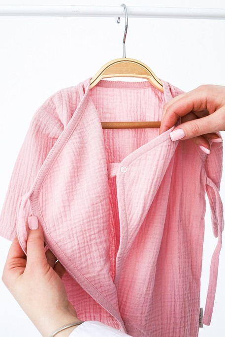 Мусліновий ромпер Letty, Рожевий - фото 3