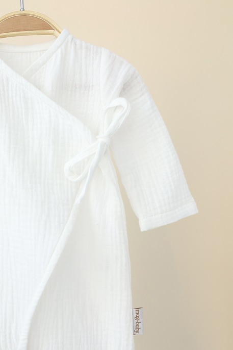 Муслиновый ромпер Letty, Молочный - фото 4