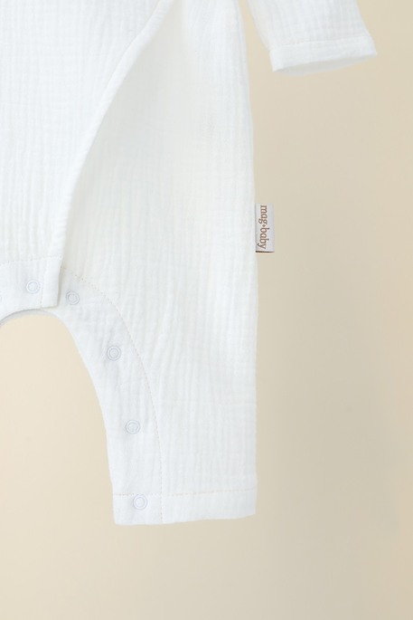 Муслиновый ромпер Letty, Молочный - фото 5