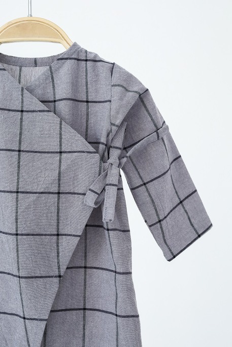 Бавовняний ромпер Letty, Клітинка - фото 4