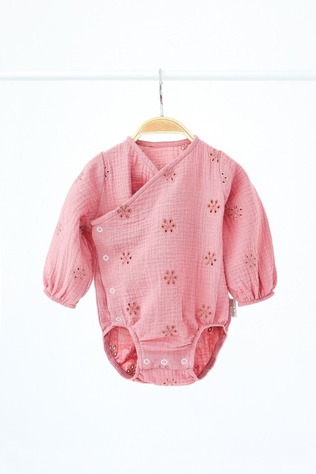 Муслиновый боди Milly, Розовый