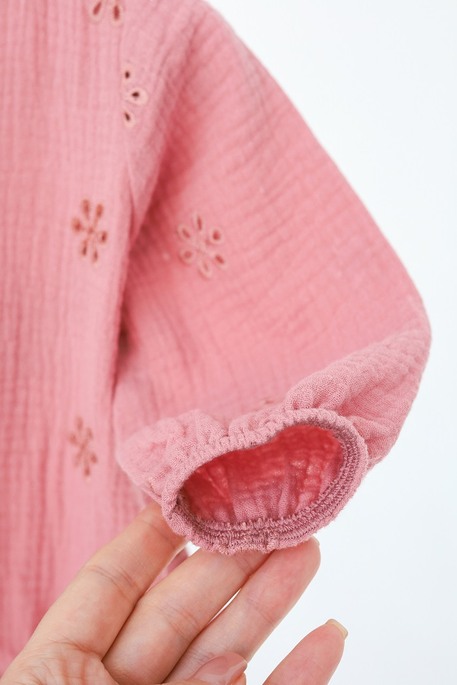 Муслиновый боди Milly, Розовый - фото 4