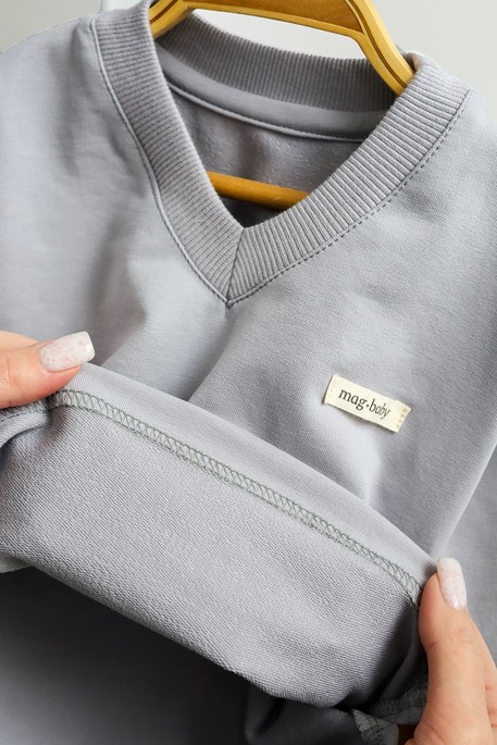 Пижама Evelyn, Светло-серая - фото 3