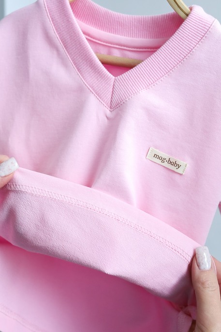 Піжама Evelyn, Світло-рожева - фото 3