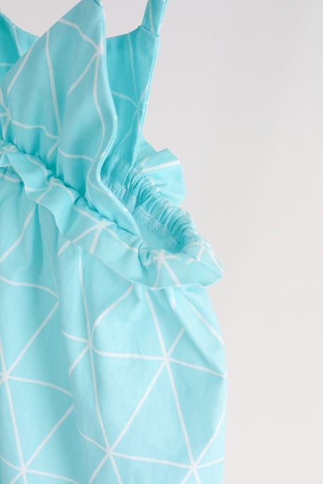 Платье Eva, Бирюзовые треугольники - фото 4