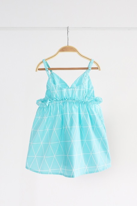 Платье Eva, Бирюзовые треугольники - фото 3