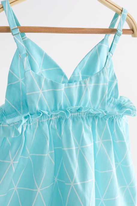 Платье Eva, Бирюзовые треугольники - фото 5