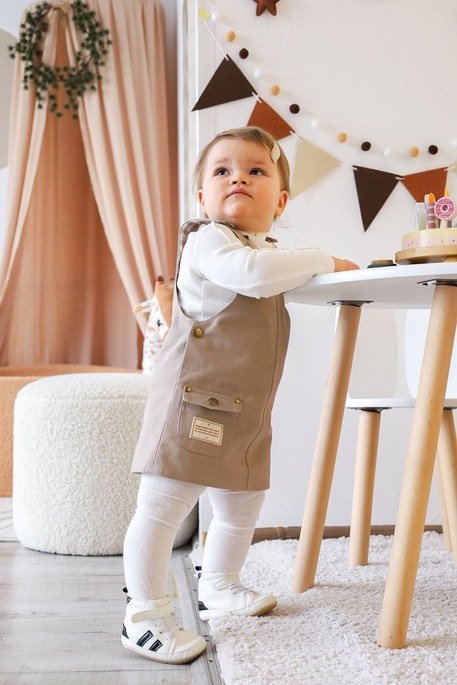 Джинсовый сарафан Isla, Темный таш - фото 3