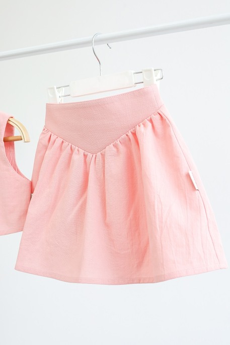 Комплект юбка и топ Lilo, Розовый - фото 5
