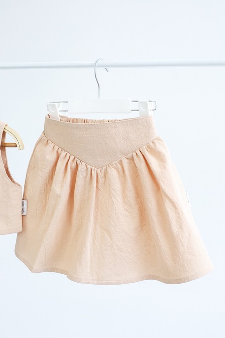 Комплект юбка и топ Lilo, Бежевый - фото 6