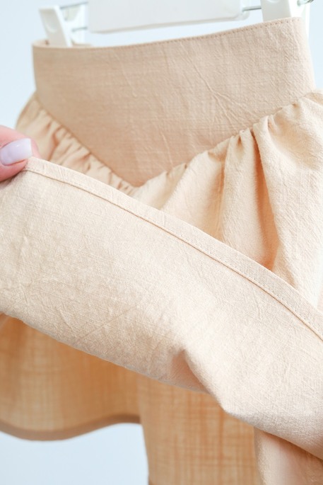 Комплект юбка и топ Lilo, Бежевый - фото 7