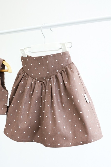 Комплект спідниця і топ Lilo, Горошок - фото 5