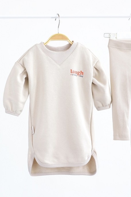 Платье с лосинами Mila, Слоновая кость - фото 6