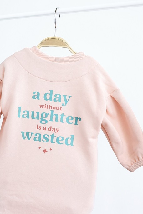 Платье с лосинами Mila, Персиковое - фото 4