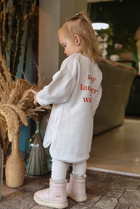 Платье с лосинами Mila, Слоновая кость - фото 5