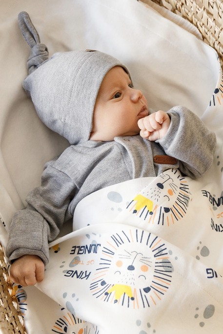 Трикотажный плед Liam, Львенок