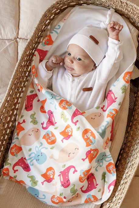 Трикотажний плед Liam, Русалки