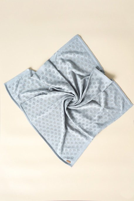 Вязаный плед Lori, Серый