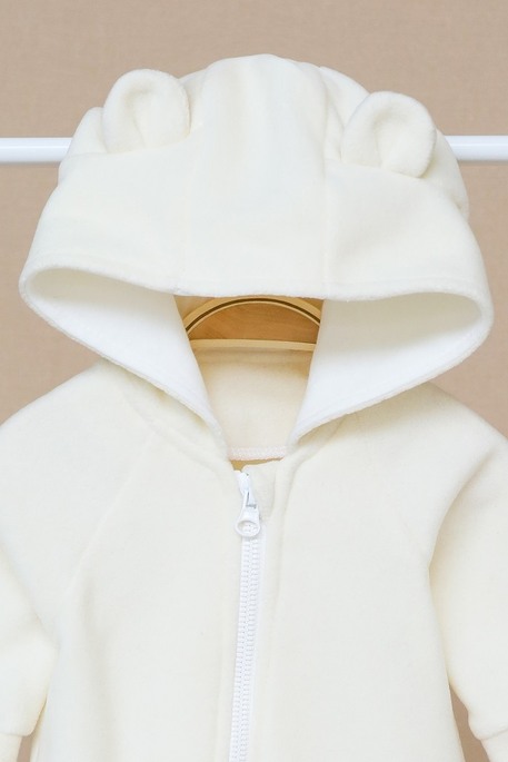 Флисовый человечек Bear, Молочный - фото 3