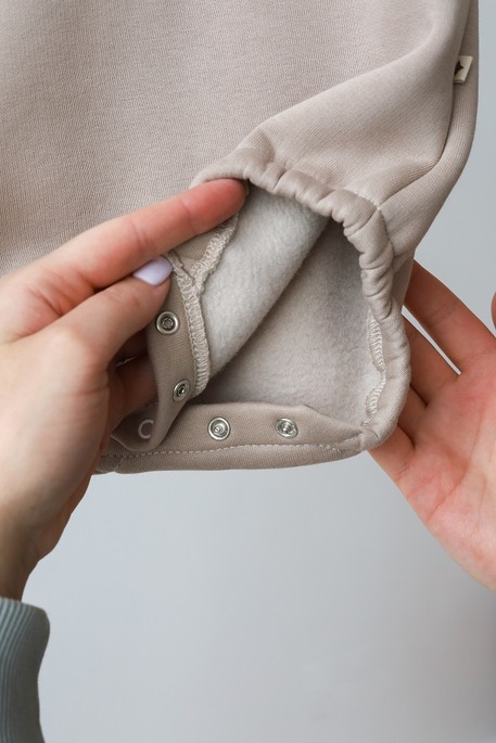 Боді з тринитки з начосом Juice, Темний таш - фото 4