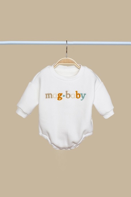 Боді з тринитки з начосом Juice, Молочний