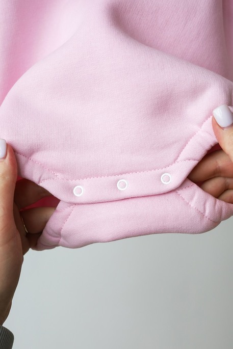 Боді з тринитки з начосом Juice, Рожевий - фото 3