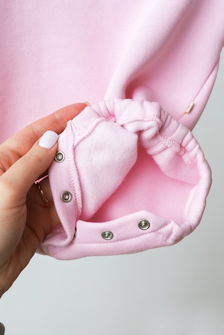 Боді з тринитки з начосом Juice, Рожевий - фото 4