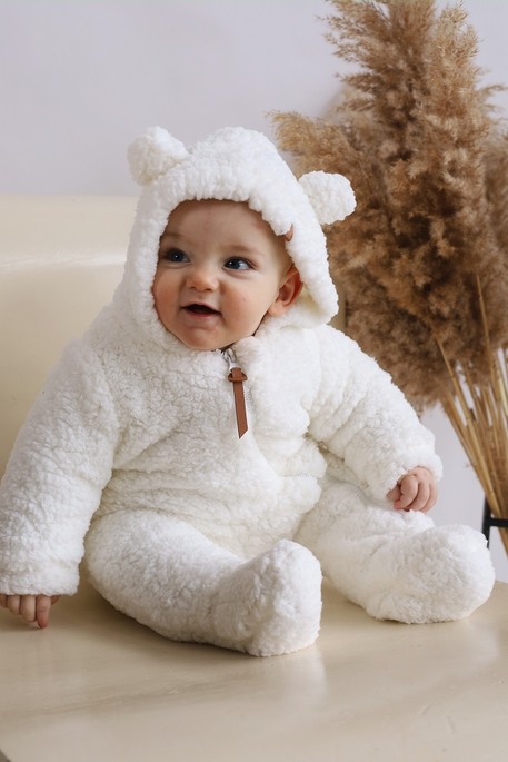 Демисезонный комбинезон Eddy, Молочный