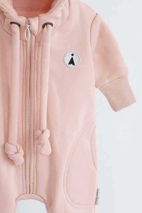 Комбінезон на флісі Loony, Персиковий - фото 3