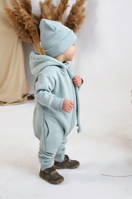 Комбинезон на флисе Loony, Сизый - фото 5