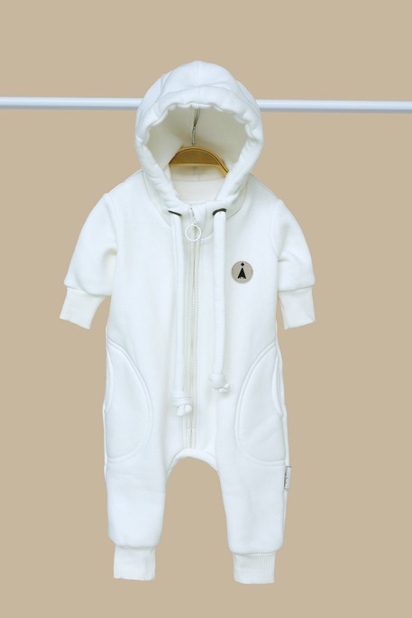 Комбінезон на флісі Loony, Молочний