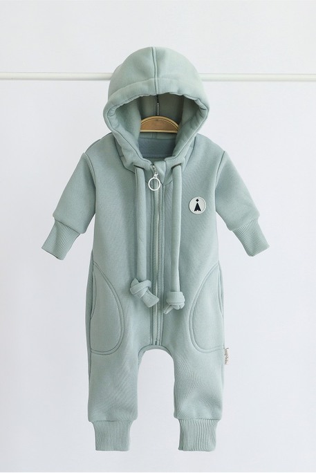 Комбинезон на флисе Loony, Сизый