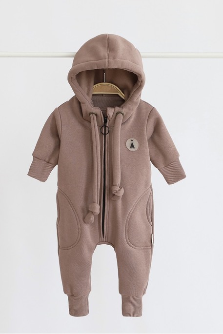 Комбинезон на флисе Loony, Коричневый