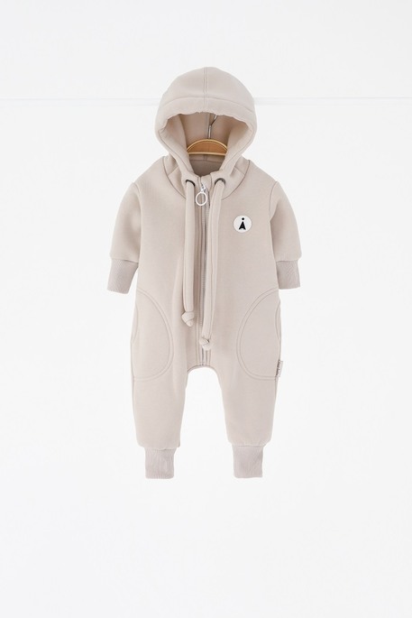 Комбинезон на флисе Loony, Слоновая кость