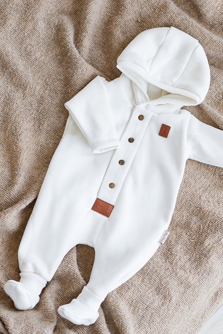 Комбінезон з пінетками Milan, Молочний - фото 5