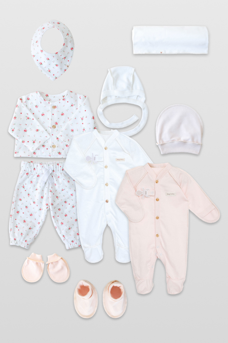 Утепленный набор для новородженного Beris, Цветы