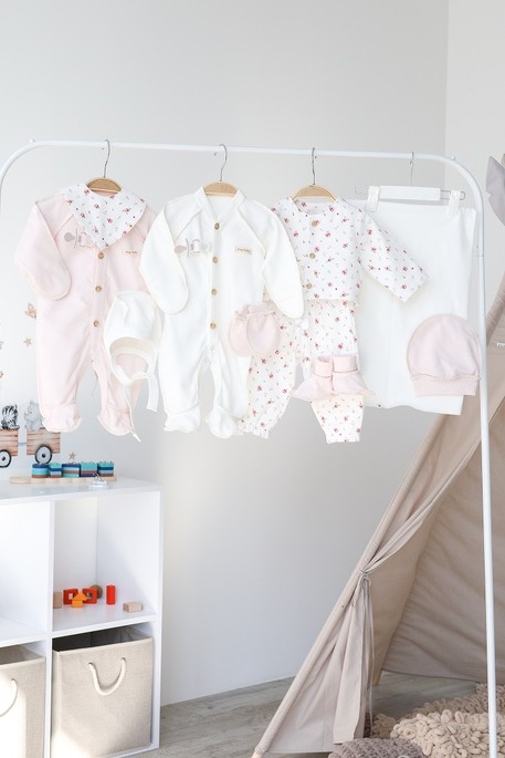 Утепленный набор для новородженного Beris, Цветы - фото 14