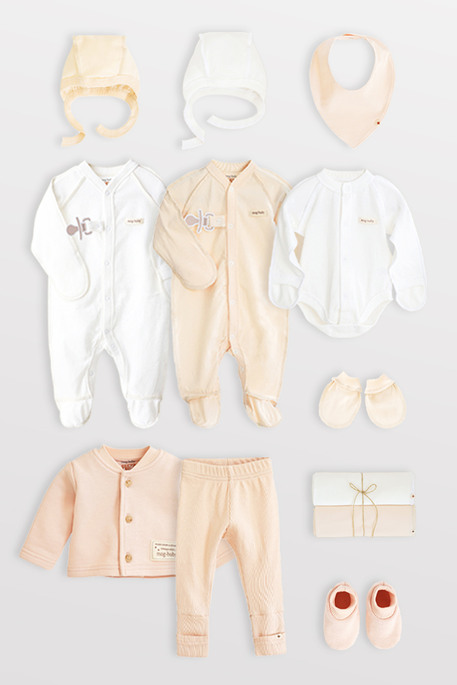 Набор для новородженного Emeri, Сливочный