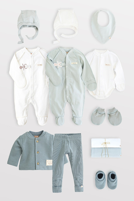 Набор для новонародженного Emeri, Сизый