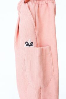 Вельветовые штаны Magic panda, Розовые - фото 3