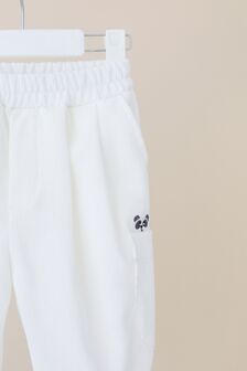 Вельветовые штаны Magic panda, Молочные - фото 4
