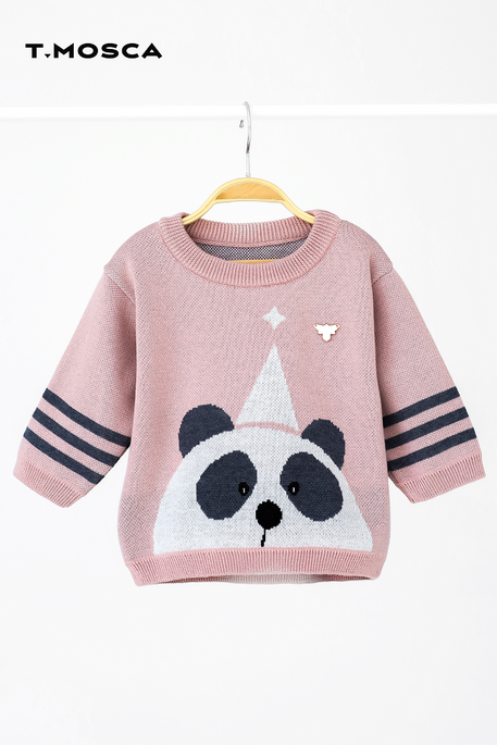 В'язаний светр Magic panda, Рожевий