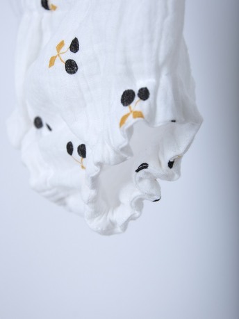 Муслиновые трусики-блумеры на подгузник, Вишни - фото 1