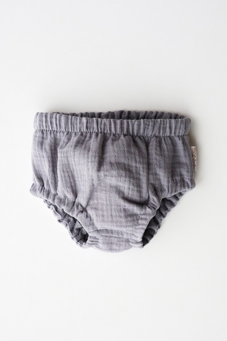 Муслінові трусики-блумери на підгузник, Сірі