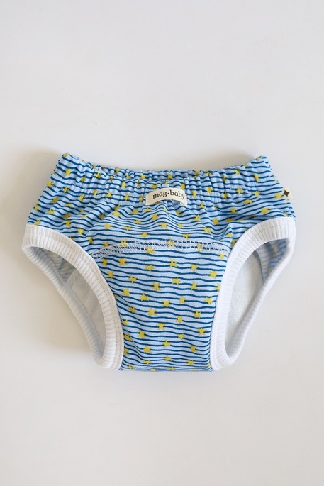 Тренировочные трусики, Желтая звездочка на голубом