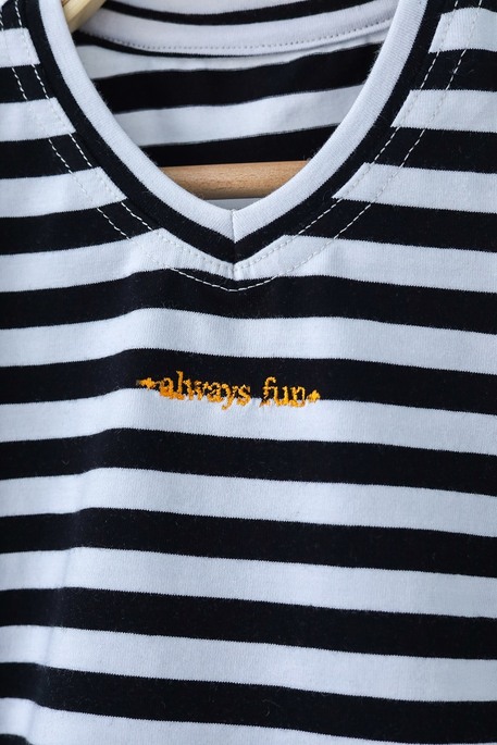 Футболка Always fun, Смугаста - фото 2