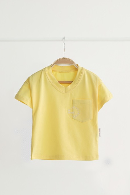 Футболка с карманом Be Brave, Желтая